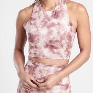 Athleta Conscious Crop Bra D-DD Just Dance Ballerina Gown